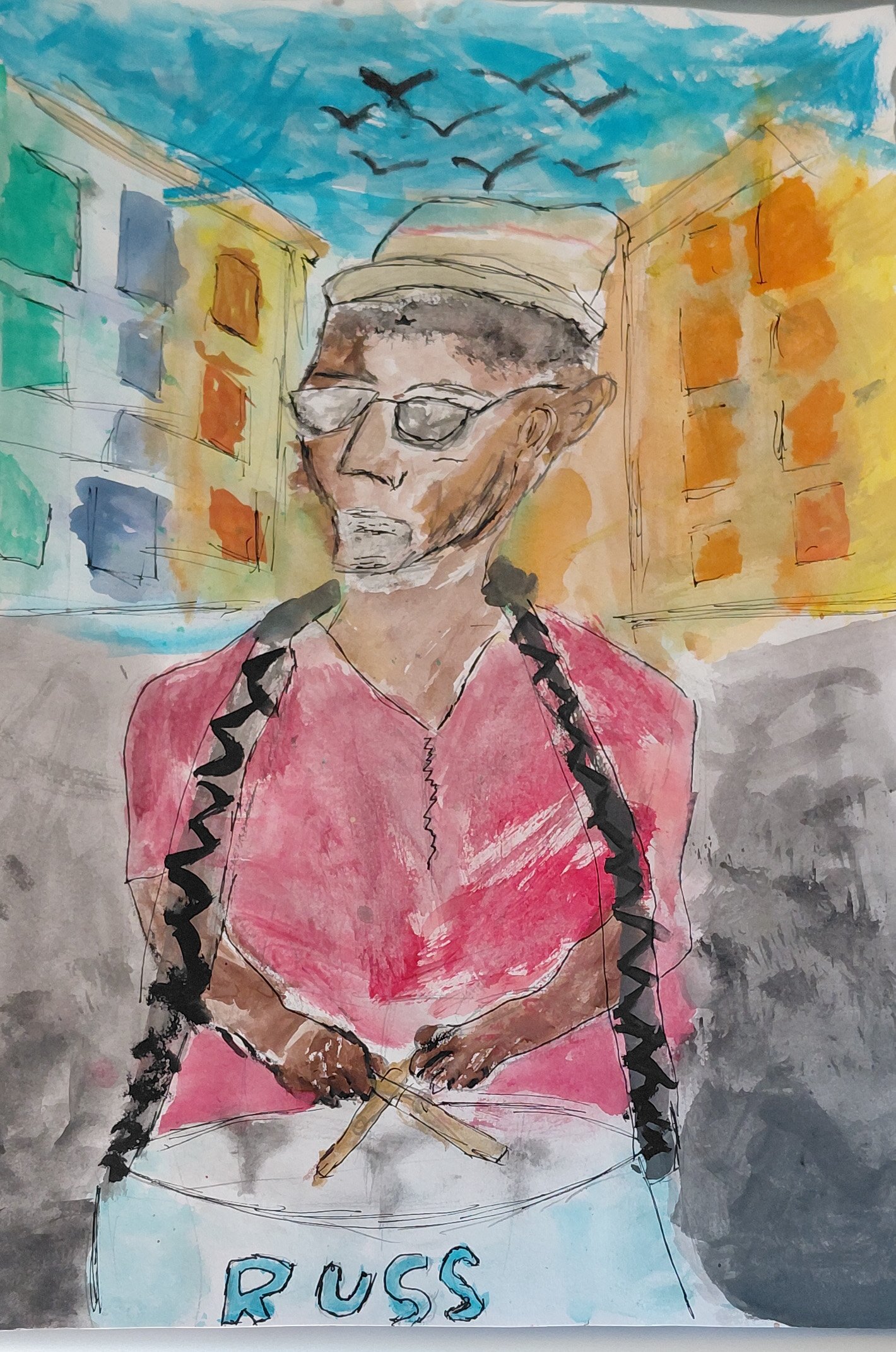 Russ, Carnival portrait by Mason, Year 5