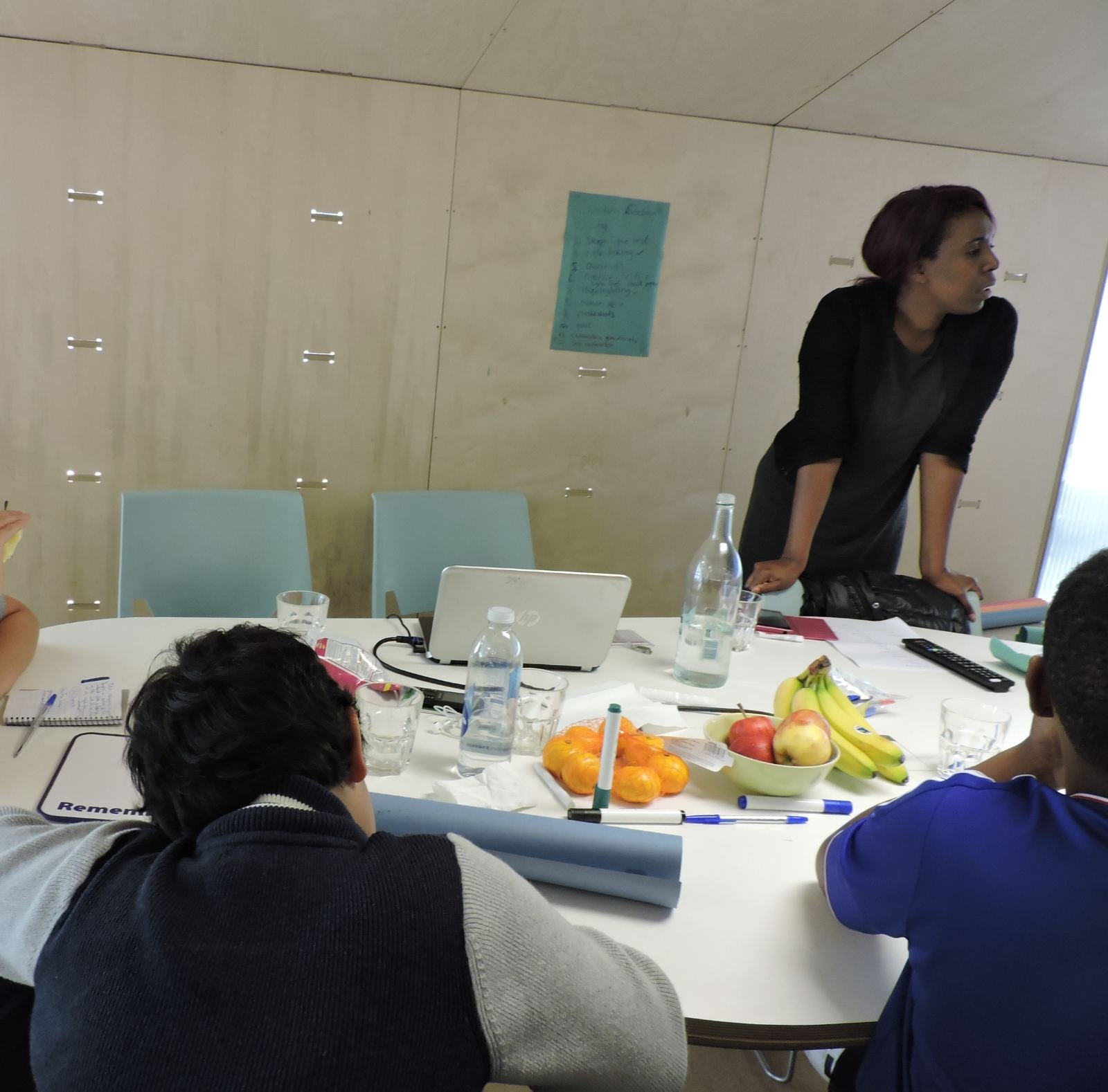 Yvette Reinfor leading a workshop
