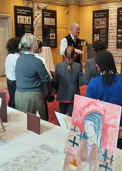 Exhibition day at Grocers' Hall