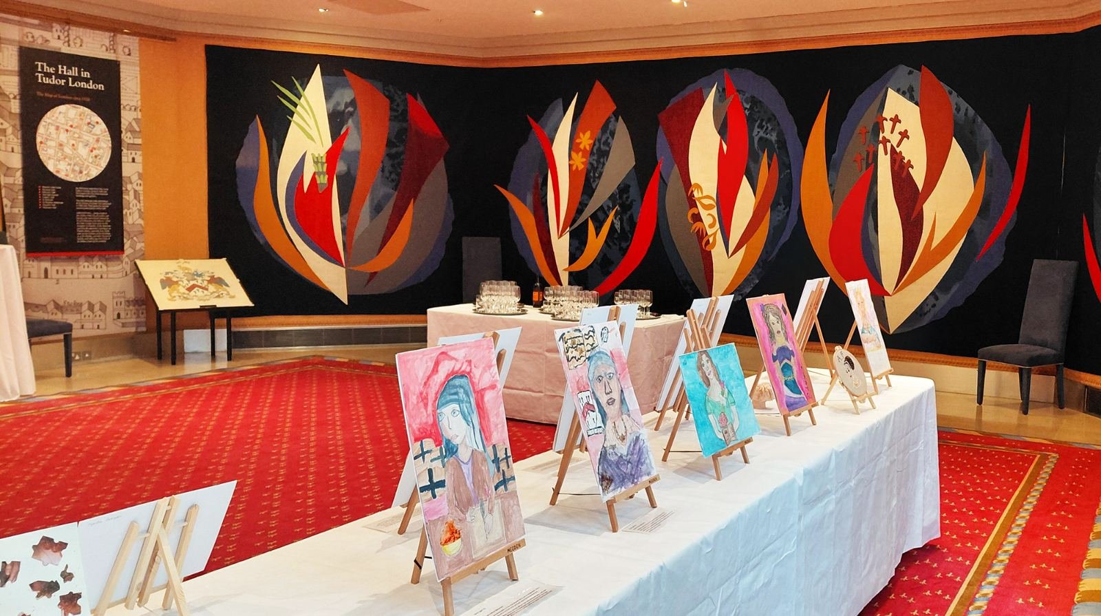 Exhibition day at Grocers' Hall